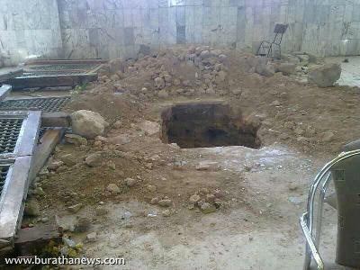 مقبره حجربن عدی بعد از تخریب