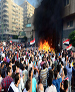زنجیره انسانی مخالفان مرسی از میدان التحریر تا کاخ ریاست جمهوری مصر