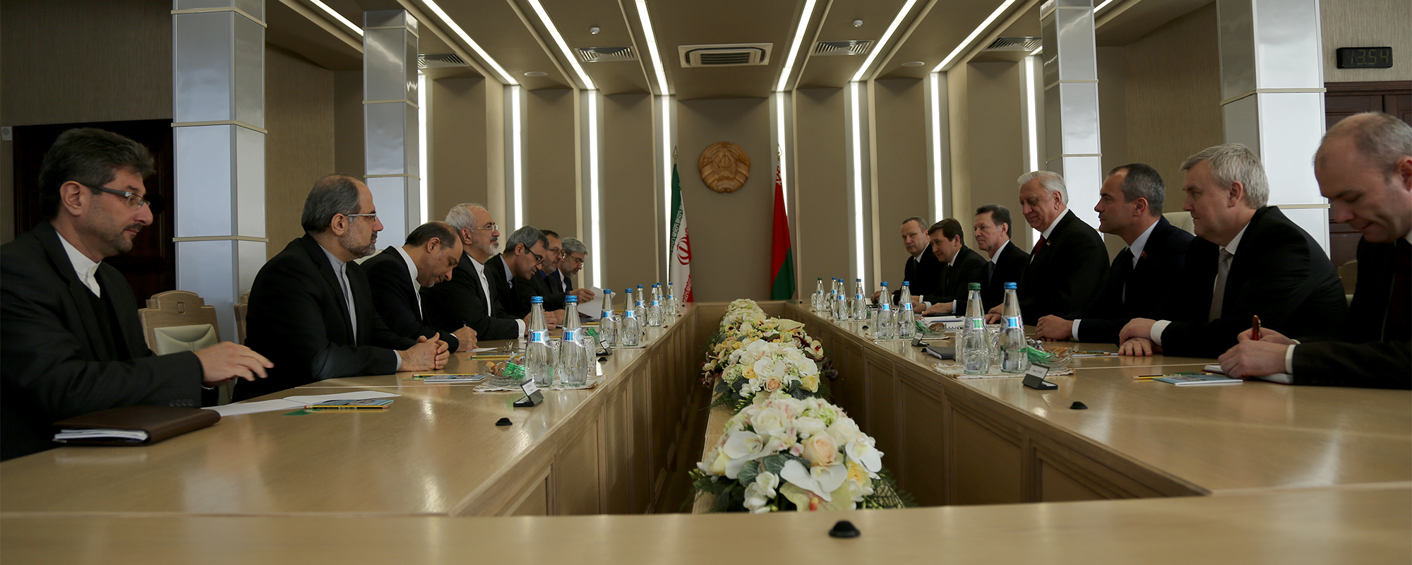 ظریف با وزیرخارجه بلاروس دیدار کرد+تصاوری