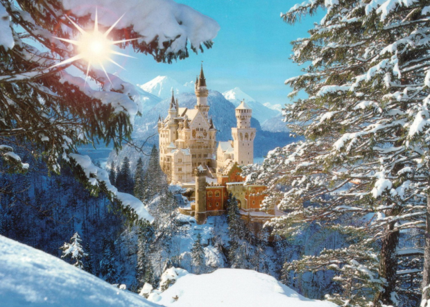 قلعه زیبای نویشوانشتاین در آلمان + تصاویر