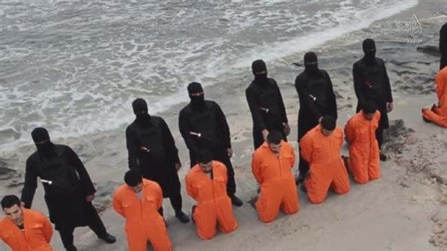 بهره‌برداری تبلیغاتی السیسی از کشته شدن 21 مسیحی مصری توسط داعش / ممکن است اسرائیل و السیسی طراح این اقدام وحشیانه باشند