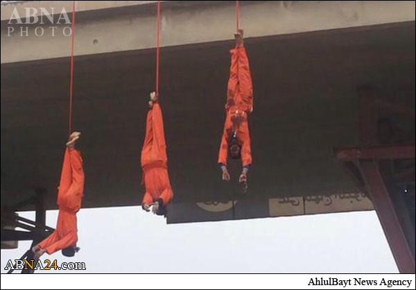 اعدام وحشیانه سه پیشمرگه به دست داعش + عکس