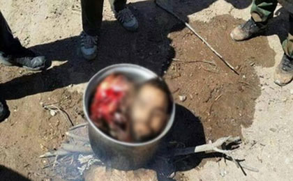 داعش مادری را مجبور به خوردن گوشت پسرش کرد!
