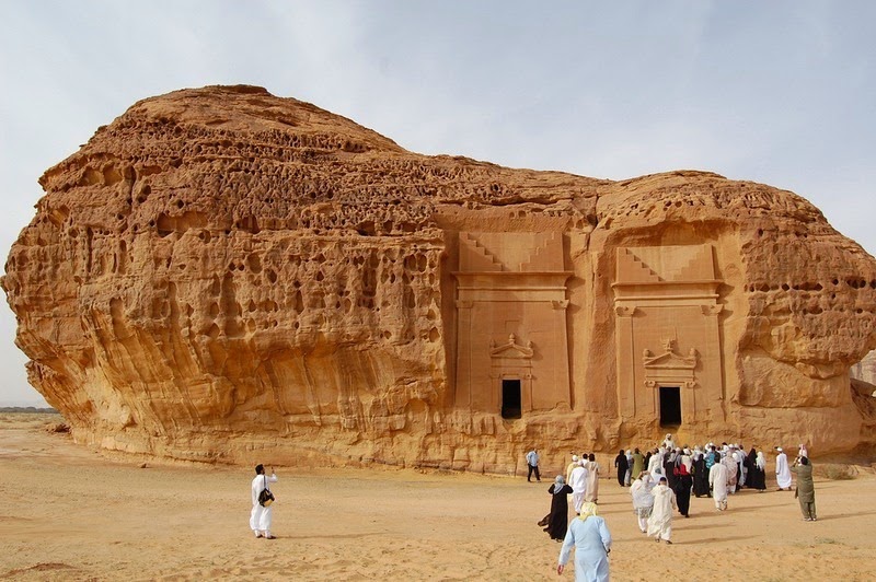 قصر تاریخی در مدائن عربستان سعودی + تصاویر