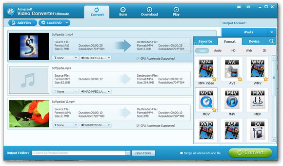Aimersoft Video Converter - بهترین برنامه ویرایش فایل‌های صوتی و تصویری