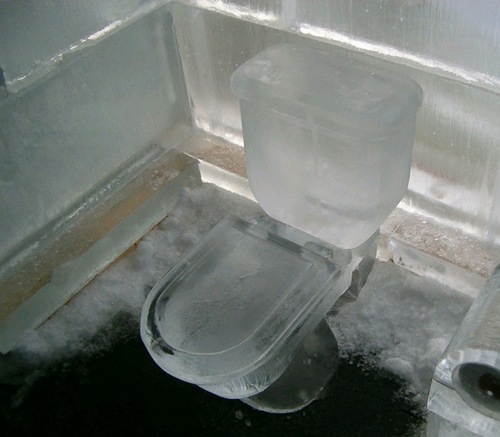 توالت یخی! 
