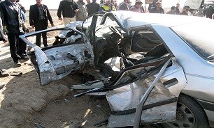 واژگونی مرگبار پژو 206 / راننده در دم جان باخت