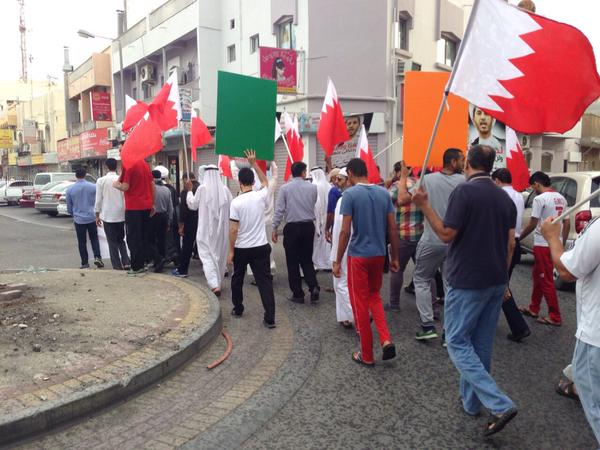 تظاهرات بحرینی‌ها درحمایت از شیخ سلمان+ تصاویر