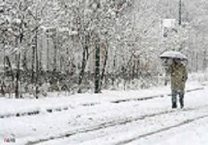 آغاز دوباره بارش برف در استان قزوین