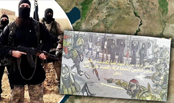 پخش جزوات ضد داعشی به وسیله جنگنده‌های ائتلاف+ تصاویر
