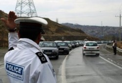 اعمال محدودیت های ترافیکی در جاده های لغزنده مازندران