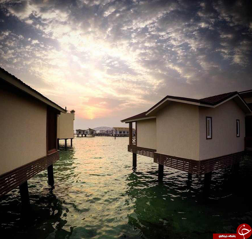 اولین هتل ایرانی روی دریا+تصاویر