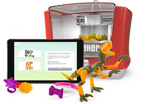با این چاپگر سه بعدی کودکان می توانند خودشان سازنده اسباب بازی شوند + تصاویر