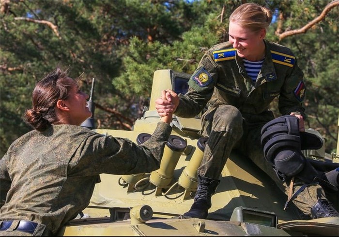 عکس/ زنان مرگبار ارتش روسیه