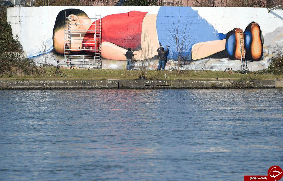 نقاشی دیواری آیلان در آلمان +عکس