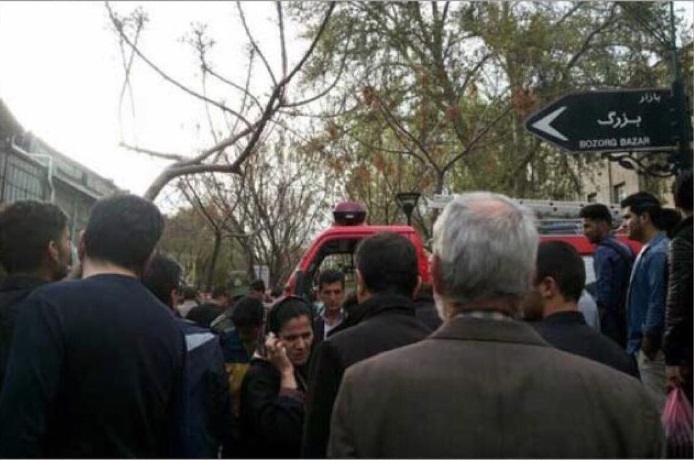 انفجار مهیب در پاساژ قیصریه بازار تهران/آمار مجروحان 39 نفر/علت حادثه مشخص شد+فیلم و تصاویر