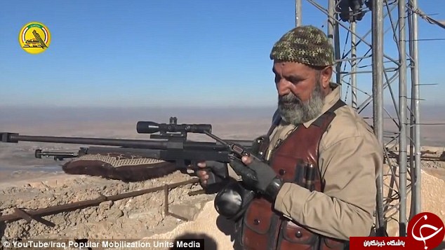 تک تیرانداز 62 ساله 173 داعشی را به هلاکت رسانده است+تصاویر