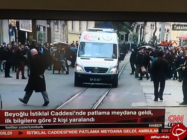 وقوع انفجار در مرکز استانبول/ حمله، انتحاری بوده است+ عکس