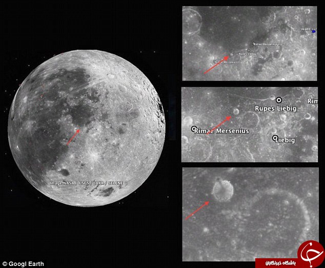 کشف ایستگاه پرتاب سفینه‌های فضایی در کره ماه + تصاویر