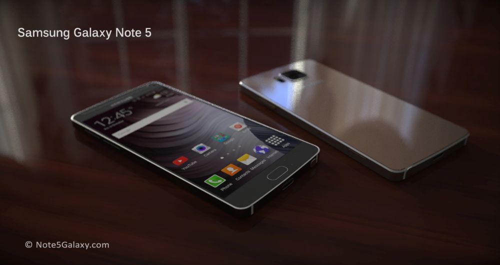 لو رفتن اطلاعاتی جدید در رابطه با Galaxy Note 5 + تصاویر مفهومی