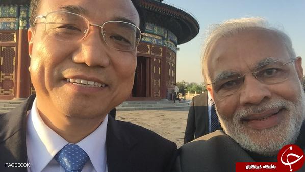 سلفی سران چین و هند (عکس)