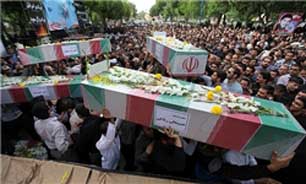 تشییع پیکر مطهر ۲۷۰ شهید تازه تفحص شده در تهران