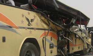 واژگونی خونین اتوبوس ولوو در جاده هراز/ 4 تن روانه بیمارستان شدند