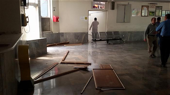 جزییات انفجار شدید در بیمارستان شهرری/ علت حادثه مشخص شد+ تصاویر