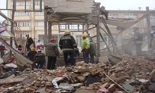 انفجار ساختمان 6 طبقه در نیاوران/ 5 تن مصدوم شدند