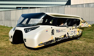 خودروی خورشیدی که 1000 کیلومتر حرکت می‌کند + تصاویر