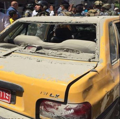 انفجار پراید 131 در عراق +تصاویر
