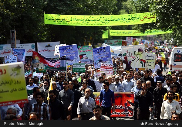 بازتاب حضور مردم ایران در تظاهرات روز جهانی قدس در رسانه‌های خارجی