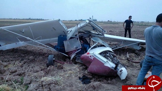 سقوط هواپیما در منطقه هزار  + تصاویر
