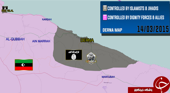 مساحت داعش 175 تا 300 هزار کیلومتر مربع