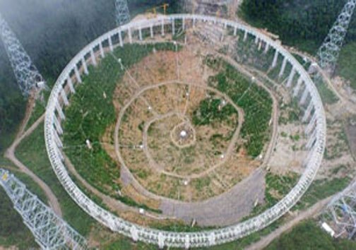 ساخت رادیو تلسکوپ 5 هزار متری در چین