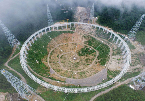 ساخت رادیو تلسکوپ 5 هزار متری در چین