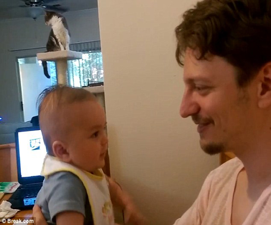 لحظه ای حیرت آور!نوزادی سه ماهه حرف زد!