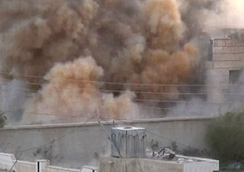 اعدام دینامیتی در داعش (+عکس)