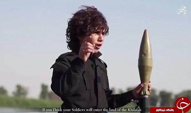 تهدید جدی کودک داعشی خطاب به اوباما