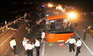 واژگونی اتوبوس مسافربری 20 کشته و مجروح بجا گذاشت