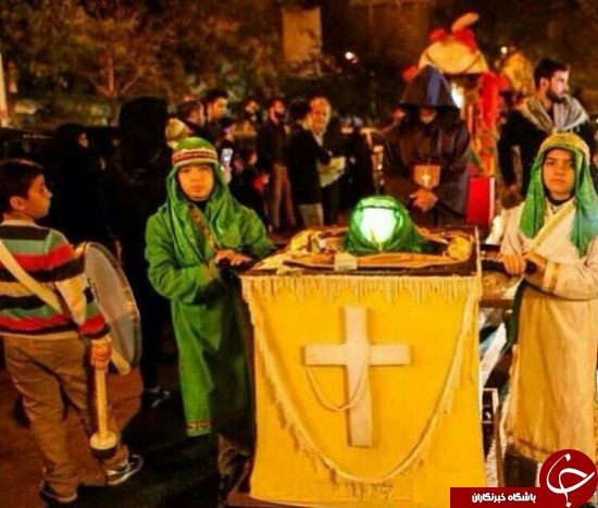دسته عزاداری مسیحیان در تهران+ عکس