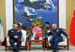 دیدار فرماندهان نیروی هوایی ایران و چین