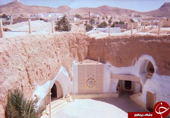 شهری زیر زمینی و تاریخی «مطماطه» در تونس +عکس