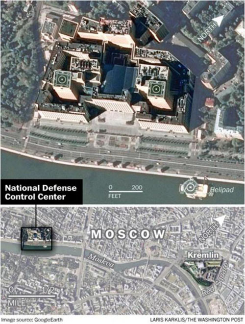 اتاق جنگ چند میلیارد دلاری ولادیمیر پوتین+ تصاویر