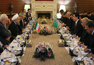 تاکید روحانی بر تنظیم سند همکاری‌های بلند مدت میان ایران و ترکمنستان