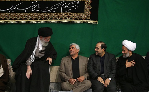 مراسم عزاداری اربعین حسینی(ع) در حضور رهبر معظم انقلاب برگزار شد