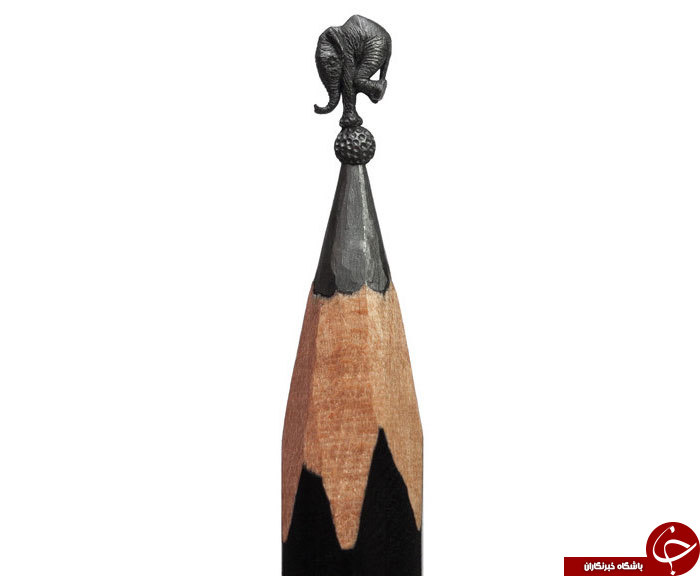 هنرنمایی روی نوک مداد + عکس