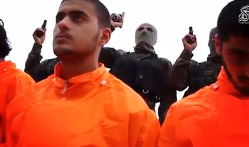 اعدام به سبک جدید توسط جلادان داعشی + تصاویر