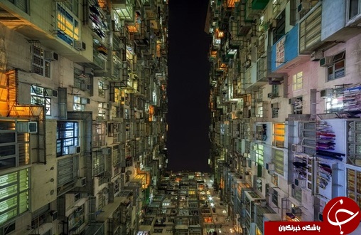 ساختمان هایی شبیه زندان در هنگ کنگ + عکس