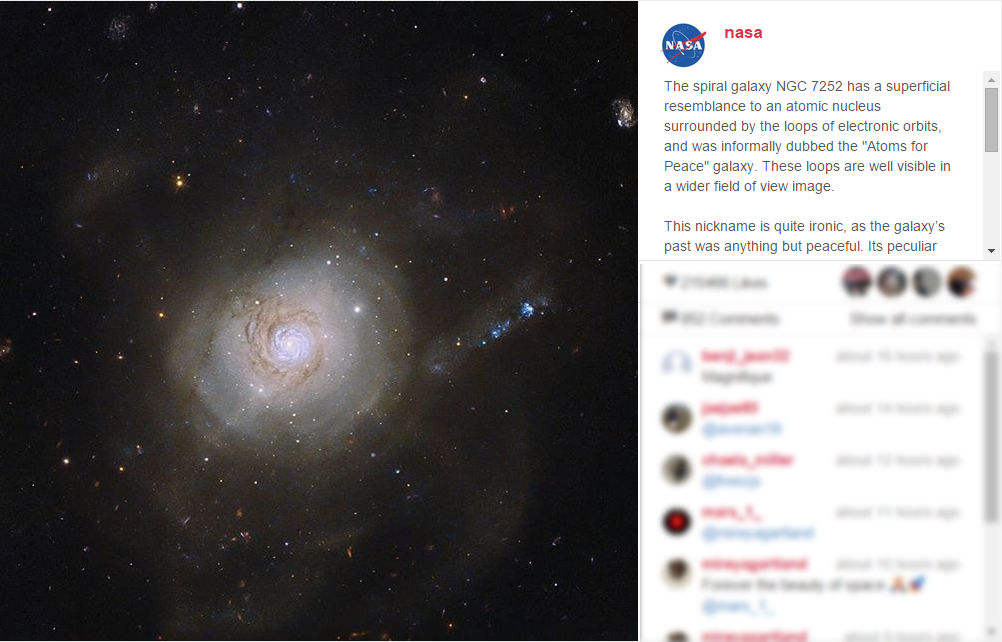 تصادف فضایی که موجب ایجاد یک ظاهر عجیب در کهکشانی شده! + عکس